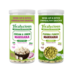 Cream and Onion & Pudina Punch Makhana | 80g x 2 - Healycious