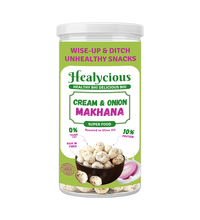 Peri Peri, Cream & Onion, Masala Masti & Pudina Punch Makhana | 80g x 4 - Healycious