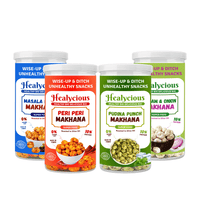 Peri Peri, Cream & Onion, Masala Masti & Pudina Punch Makhana | 80g x 4 - Healycious