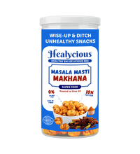 Peri Peri, Cream & Onion, Masala Masti & Pudina Punch Makhana | 80g x 4 - Healycious
