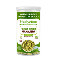 Peri Peri, Cream & Onion, Masala Masti & Pudina Punch Makhana | 80g x 4 - Healycious